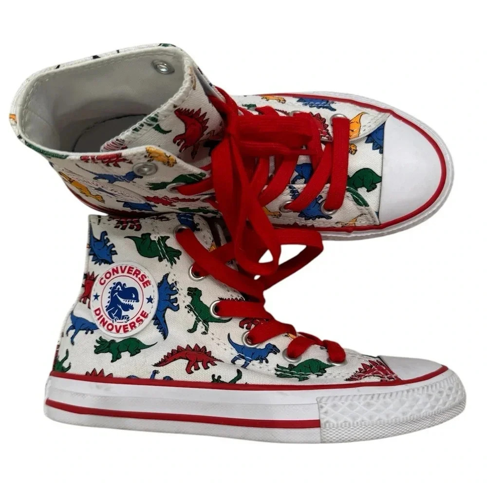 Converse Dinoverse Kid’s Dinosaur Print Tennis Shoes All Star Chuck Taylor